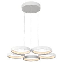 Fallon Steel LED 5 Light Pendant